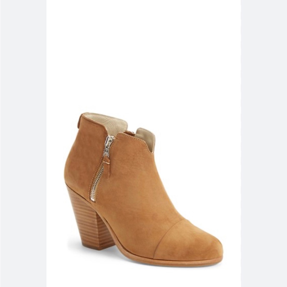 Rag & Bone Margot tan suede ankle boots 38=8